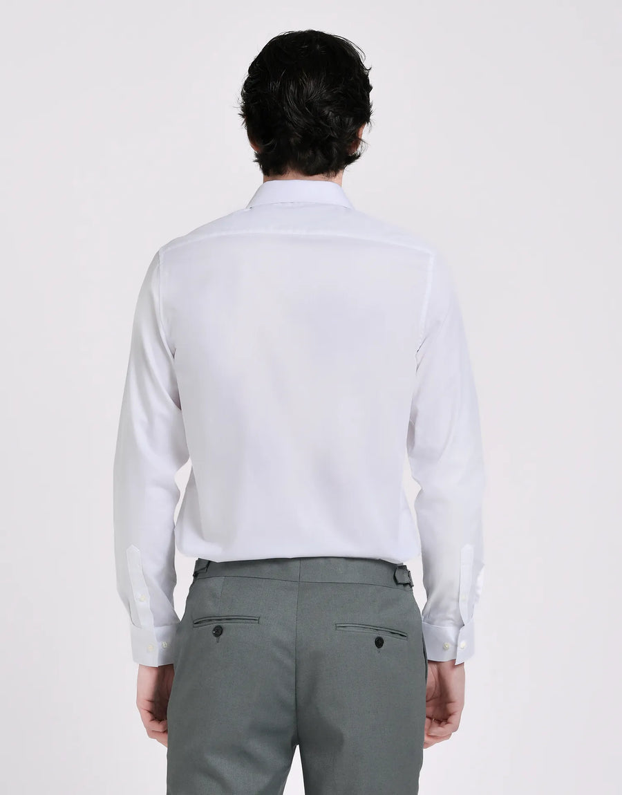CAMISA VESTIR ESTRUCTURA CUELLO ITALIANO