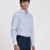 CAMISA RAYAS CUELLO CONTRASTE