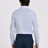CAMISA RAYAS CUELLO CONTRASTE