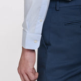 CAMISA RAYAS CUELLO CONTRASTE