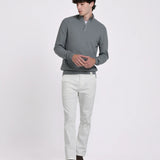 JERSEY CUELLO BOTONES TIRA CONTRASTE