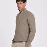 JERSEY CUELLO BOTONES TIRA CONTRASTE