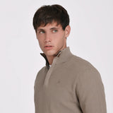 JERSEY CUELLO BOTONES TIRA CONTRASTE