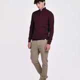 JERSEY CUELLO BOTONES TIRA CONTRASTE