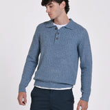 JERSEY POLO MEZCLA LANA
