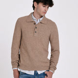JERSEY POLO MEZCLA LANA