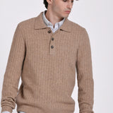 JERSEY POLO MEZCLA LANA