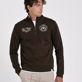 SUDADERA MEDIA CREMALLERA PRINT