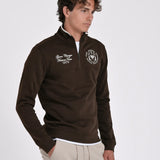 SUDADERA MEDIA CREMALLERA PRINT