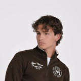 SUDADERA MEDIA CREMALLERA PRINT