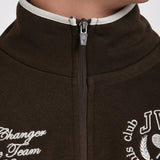 SUDADERA MEDIA CREMALLERA PRINT