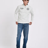 SUDADERA MEDIA CREMALLERA PRINT