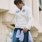 SUDADERA MEDIA CREMALLERA PRINT