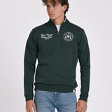 SUDADERA MEDIA CREMALLERA PRINT