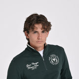 SUDADERA MEDIA CREMALLERA PRINT