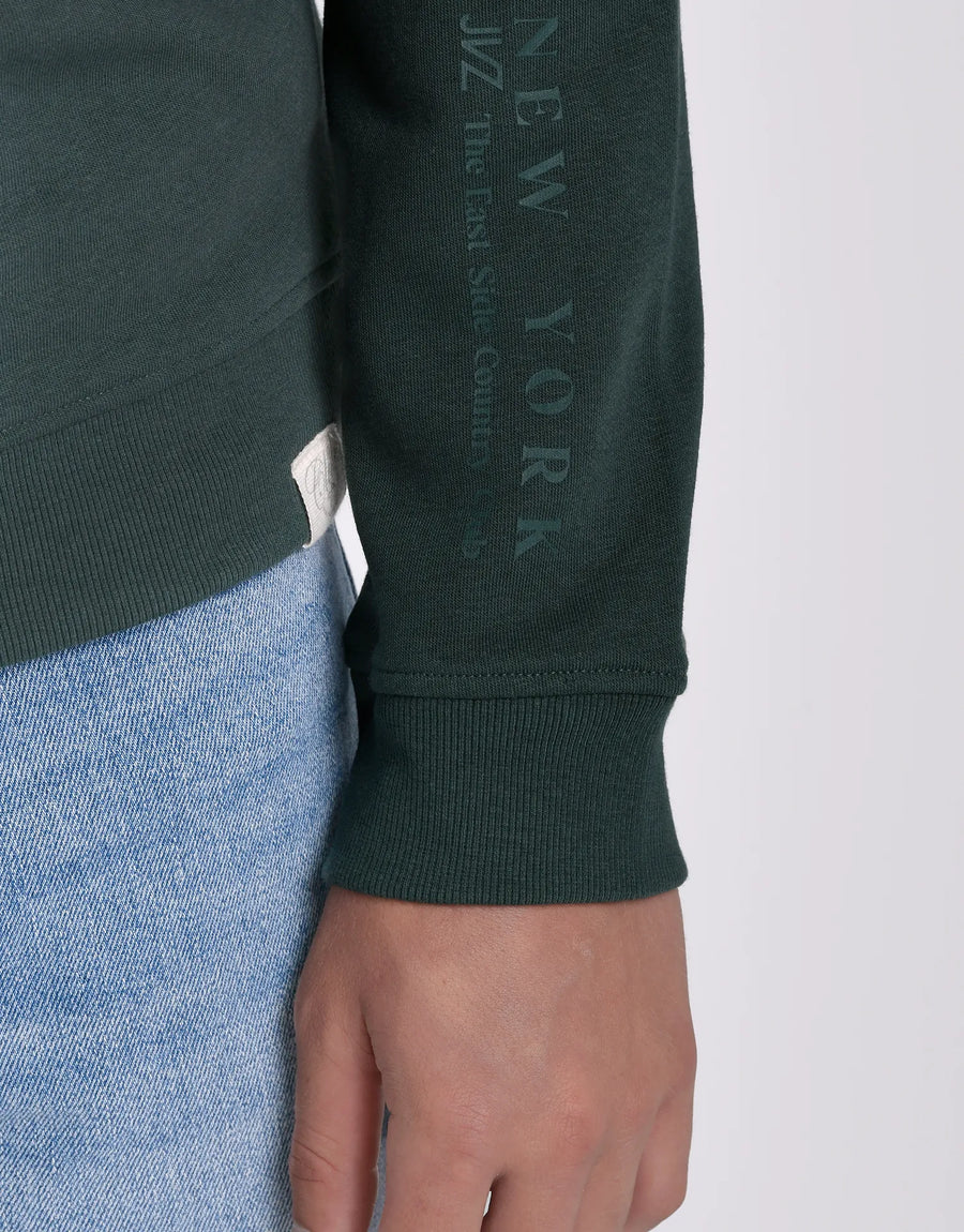 SUDADERA MEDIA CREMALLERA PRINT