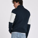 SUDADERA MEDIA CREMALLERA BICOLOR