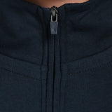 SUDADERA MEDIA CREMALLERA BICOLOR