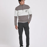 SUDADERA MEDIA CREMALLERA BICOLOR