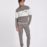 SUDADERA MEDIA CREMALLERA BICOLOR