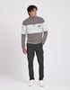 SUDADERA MEDIA CREMALLERA BICOLOR