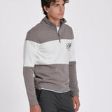 SUDADERA MEDIA CREMALLERA BICOLOR