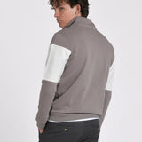 SUDADERA MEDIA CREMALLERA BICOLOR