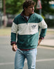 SUDADERA MEDIA CREMALLERA BICOLOR