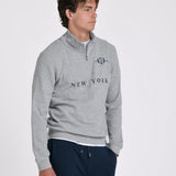 SUDADERA MEDIA CREMALLERA NEW YORK