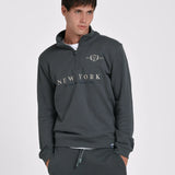 SUDADERA MEDIA CREMALLERA NEW YORK