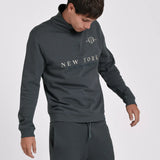 SUDADERA MEDIA CREMALLERA NEW YORK
