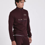 SUDADERA MEDIA CREMALLERA NEW YORK