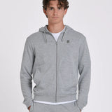 SUDADERA CREMALLERA LOGO CAPUCHA