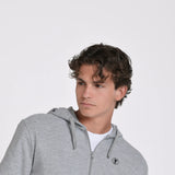 SUDADERA CREMALLERA LOGO CAPUCHA