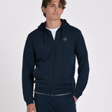 SUDADERA CREMALLERA LOGO CAPUCHA