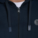SUDADERA CREMALLERA LOGO CAPUCHA