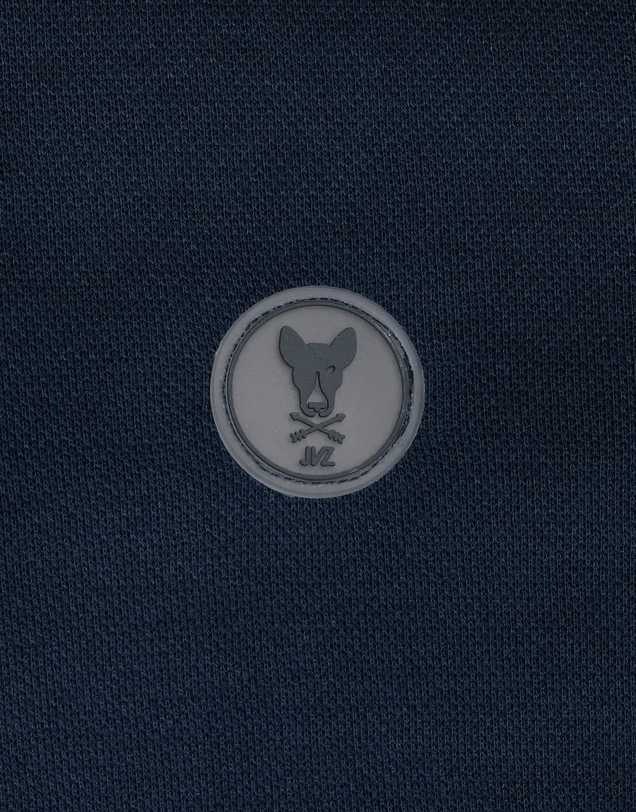 SUDADERA CREMALLERA LOGO CAPUCHA
