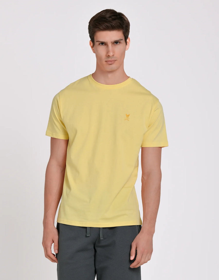 CAMISETA LISA REGULAR FIT LOGO