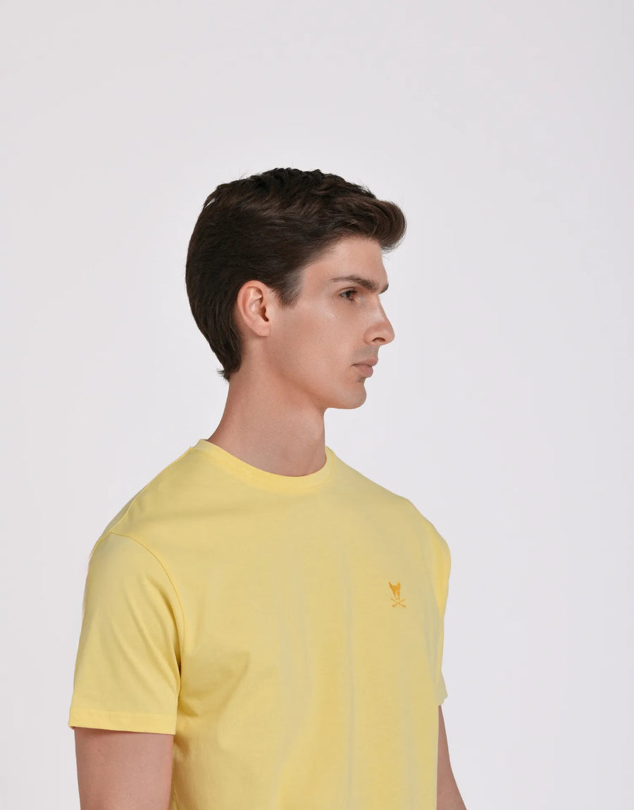 CAMISETA LISA REGULAR FIT LOGO