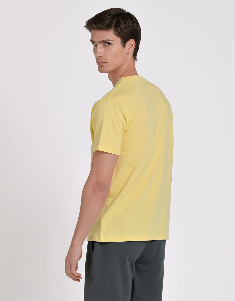 CAMISETA LISA REGULAR FIT LOGO