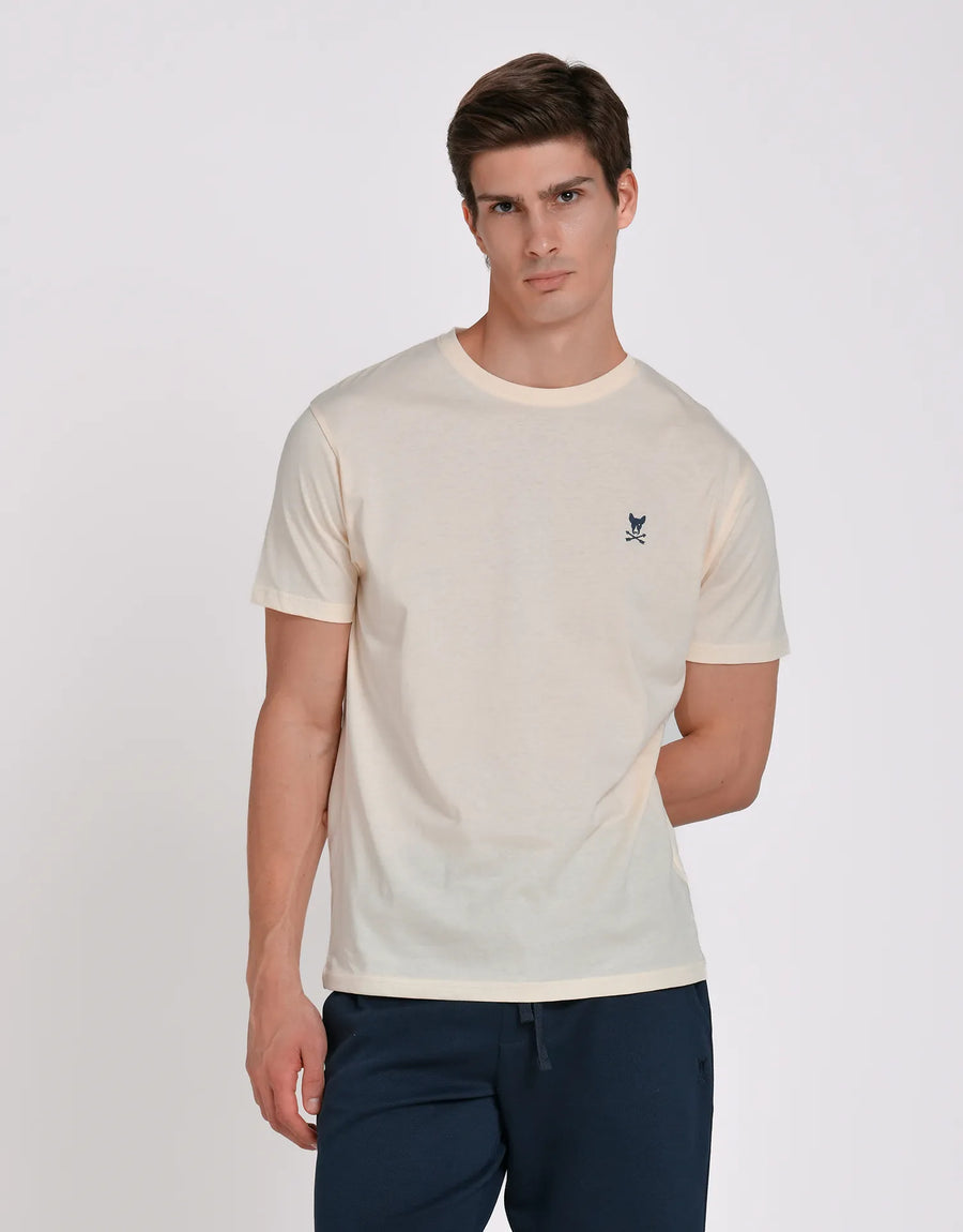 CAMISETA LISA REGULAR FIT LOGO