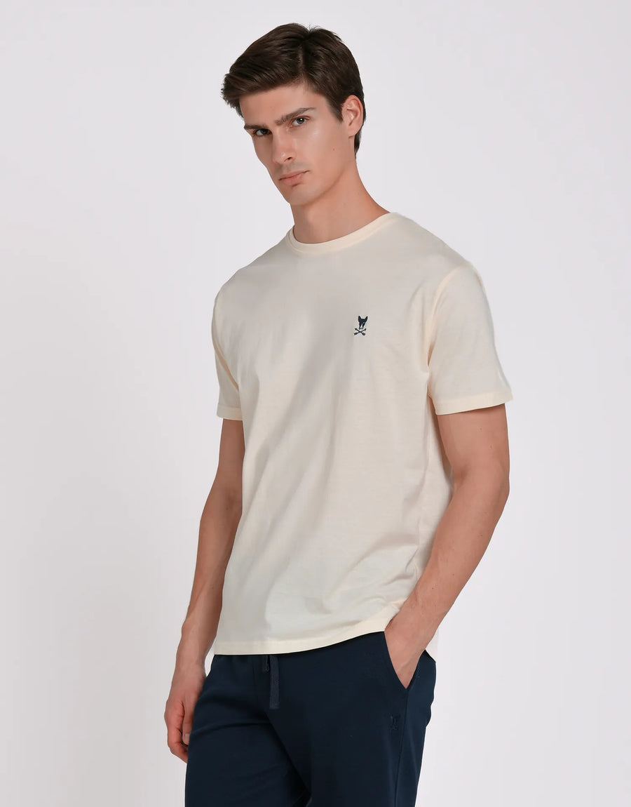 CAMISETA LISA REGULAR FIT LOGO