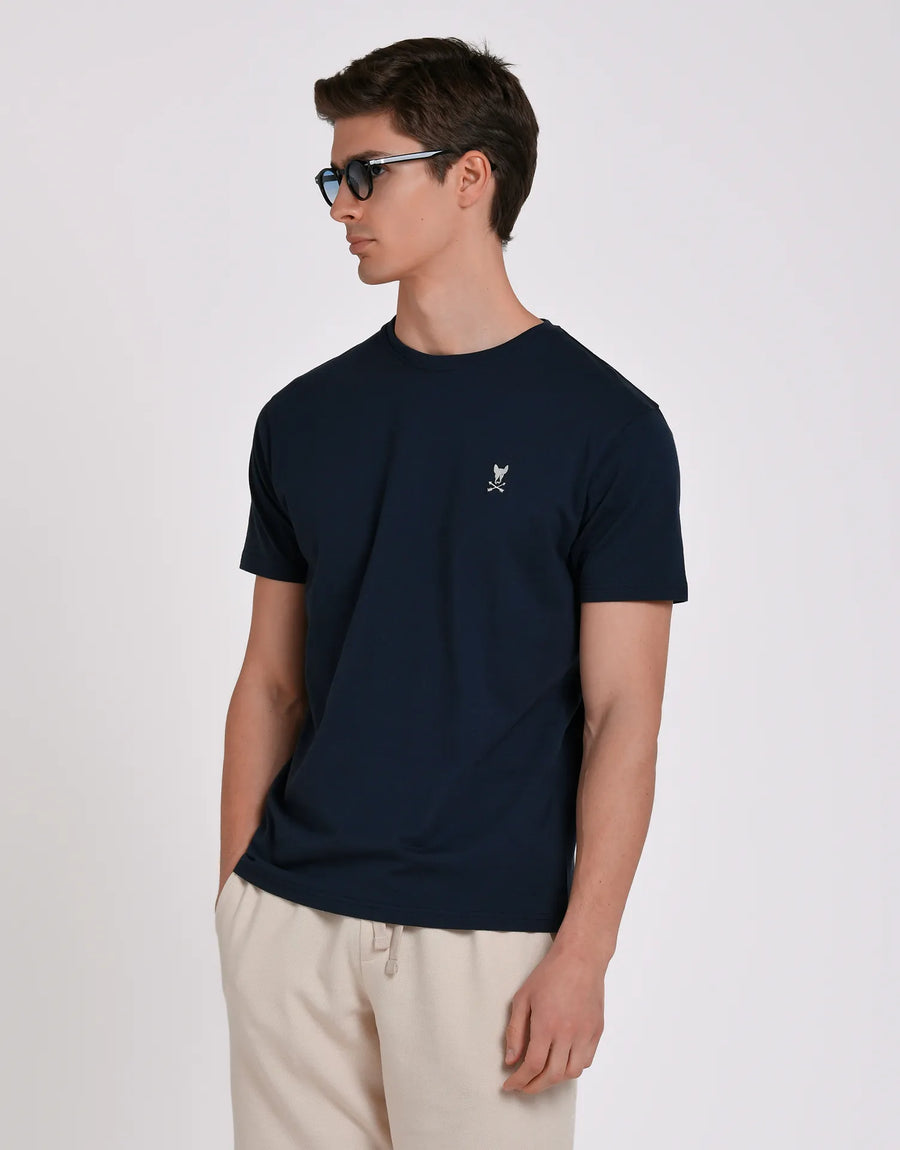 CAMISETA LISA REGULAR FIT LOGO