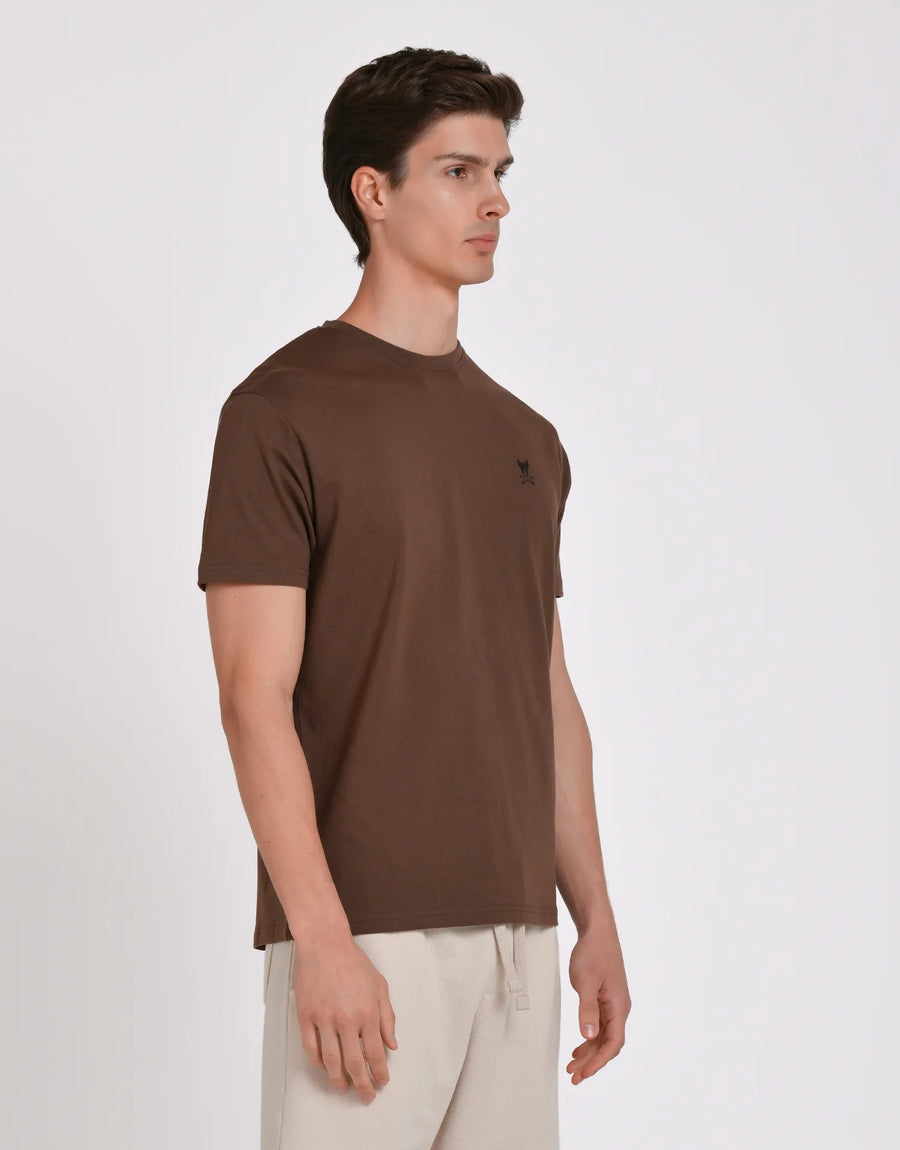 CAMISETA LISA REGULAR FIT LOGO