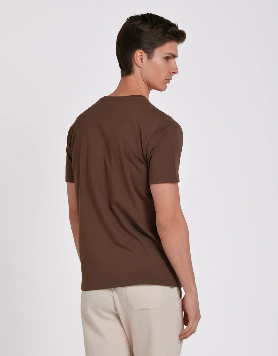CAMISETA LISA REGULAR FIT LOGO