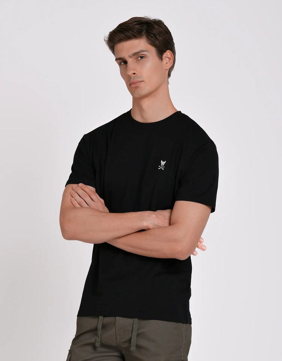 CAMISETA LISA REGULAR FIT LOGO