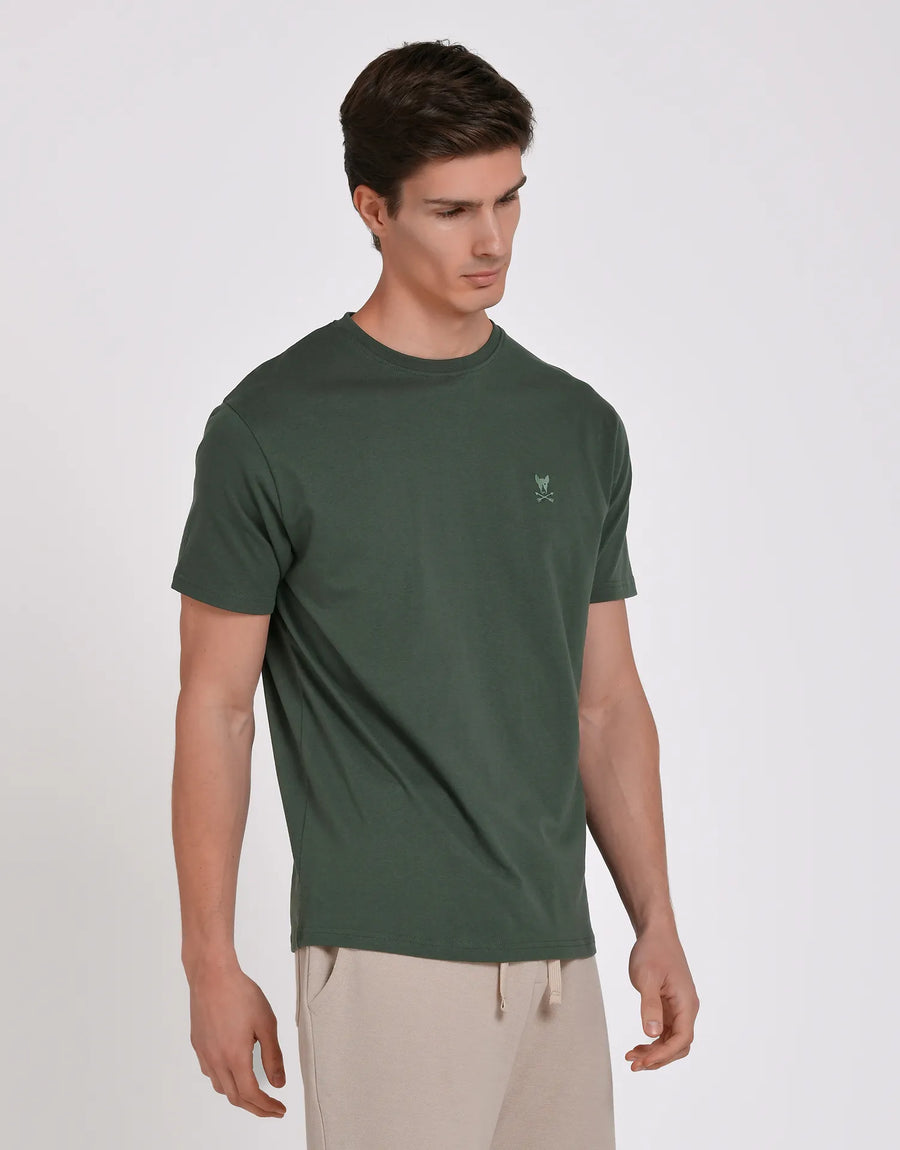 CAMISETA LISA REGULAR FIT LOGO