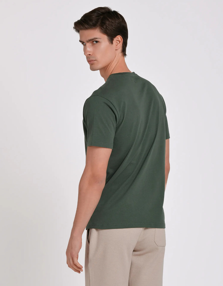CAMISETA LISA REGULAR FIT LOGO