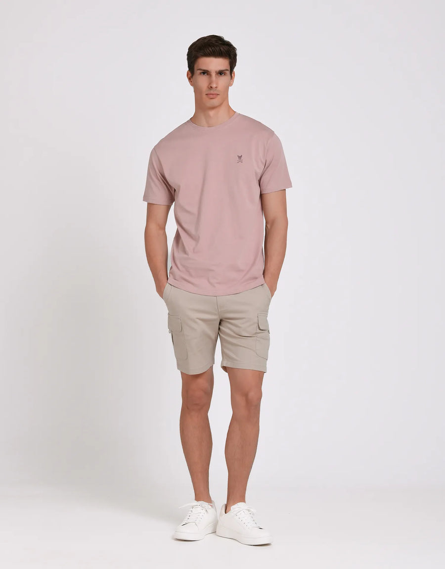 CAMISETA LISA REGULAR FIT LOGO