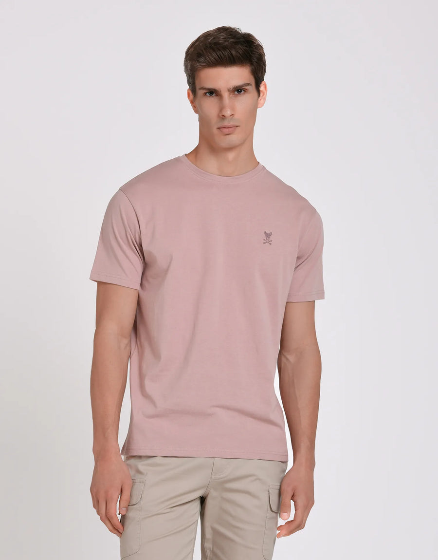 CAMISETA LISA REGULAR FIT LOGO